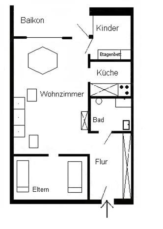 Ferienwohnung Kelch room 6
